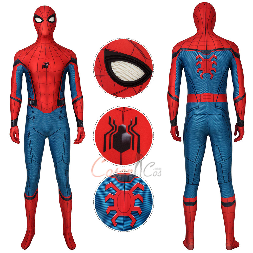 Spider-Man Costume Spider-Man: Far From Home Cosplay Peter Parker Full Set