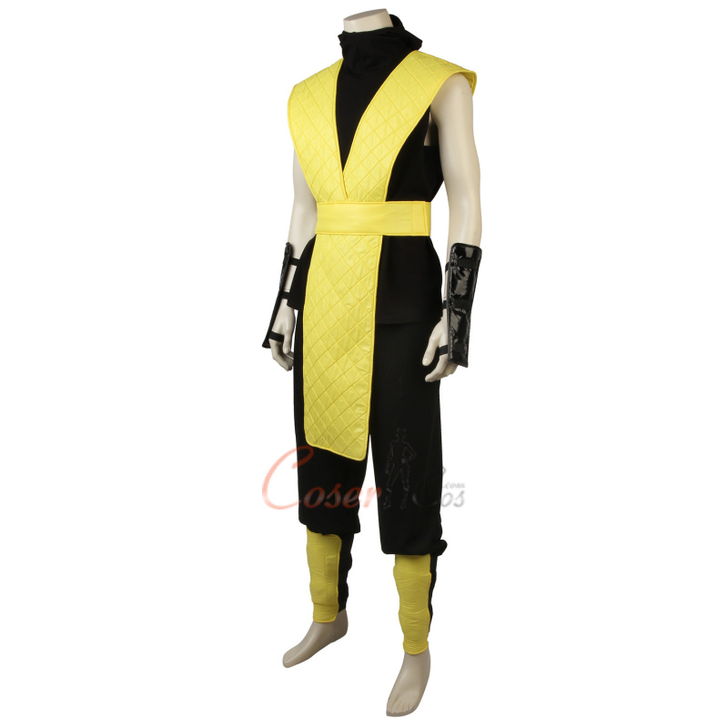 Scorpion Costume Mortal Kombat X Cosplay Halloween Outfit