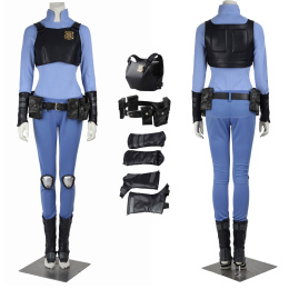 Judy Hopps Costume Zootopia Cosplay Full Set Police Uniform