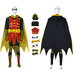 Damian Wayne Cosplay Costumes Batman and Superman: Battle of the Super Sons Custom Made