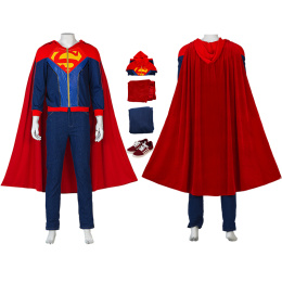 Jon Kent Cosplay Costumes Batman and Superman: Battle of the Super Sons Halloween