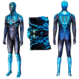 Blue Beetle Cosplay Costumes Blue Beetle Jaime Reyes Deluxe Version