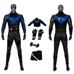 Nightwing Cosplay Costumes Gotham Knights Dick Custom Made Full Set