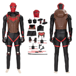 Red Hood Cosplay Costumes Gotham Knights Jason Todd Christmas