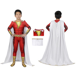 Billy Batson Costume Shazam! Fury of the Gods Cosplay High Quality Full Set