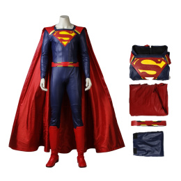 Superman Costume Supergirl Season 2 Cosplay Clark Kent Full Set For Halloween And Christmas