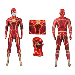 The Flash Costume The Flash Cosplay Barry Allen Deluxe Version Full Set