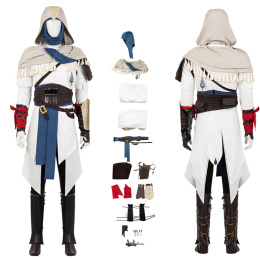 Basim Ibn Ishaq Costume Assassin'S Creed Mirage Cosplay Deluxe Version Full Set