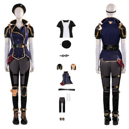 Vi Cosplay Costumes Arcane Season 2 Fashion