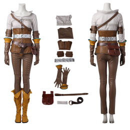 Cirilla Cosplay Costumes The Witcher 3: Wild Hunt High Quality Full Set