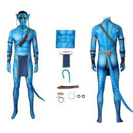 Jake Sully Costume Avatar: The Way of Water Cosplay Fashion Full Set