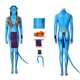 Neytiri Costume Avatar: The Way of Water Cosplay Halloween Full Set