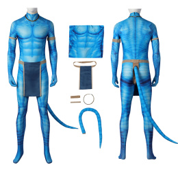 Jake Sully Costume Avatar: The Way of Water Cosplay High Quality Full Set