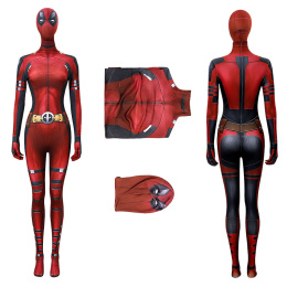 Ladypool Cosplay Costumes Deadpool & Wolverine Custom Made Full Set