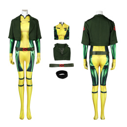 Rogue Costume X-Men'97 Cosplay Anna Marie Fashion Full Set