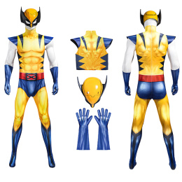 Wolverine Cosplay Costumes X-Men'97 Logan Deluxe Version Set