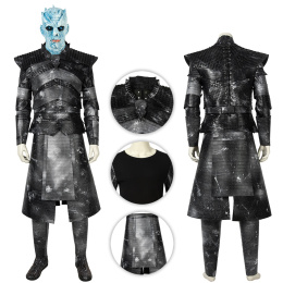 Night King Costume Game of Thrones Season 8 Cosplay Deluxe Version Full Set