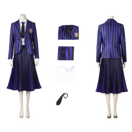 Enid Sinclair Costume Wednesday Cosplay Nevermore Academy Uniform Full Set